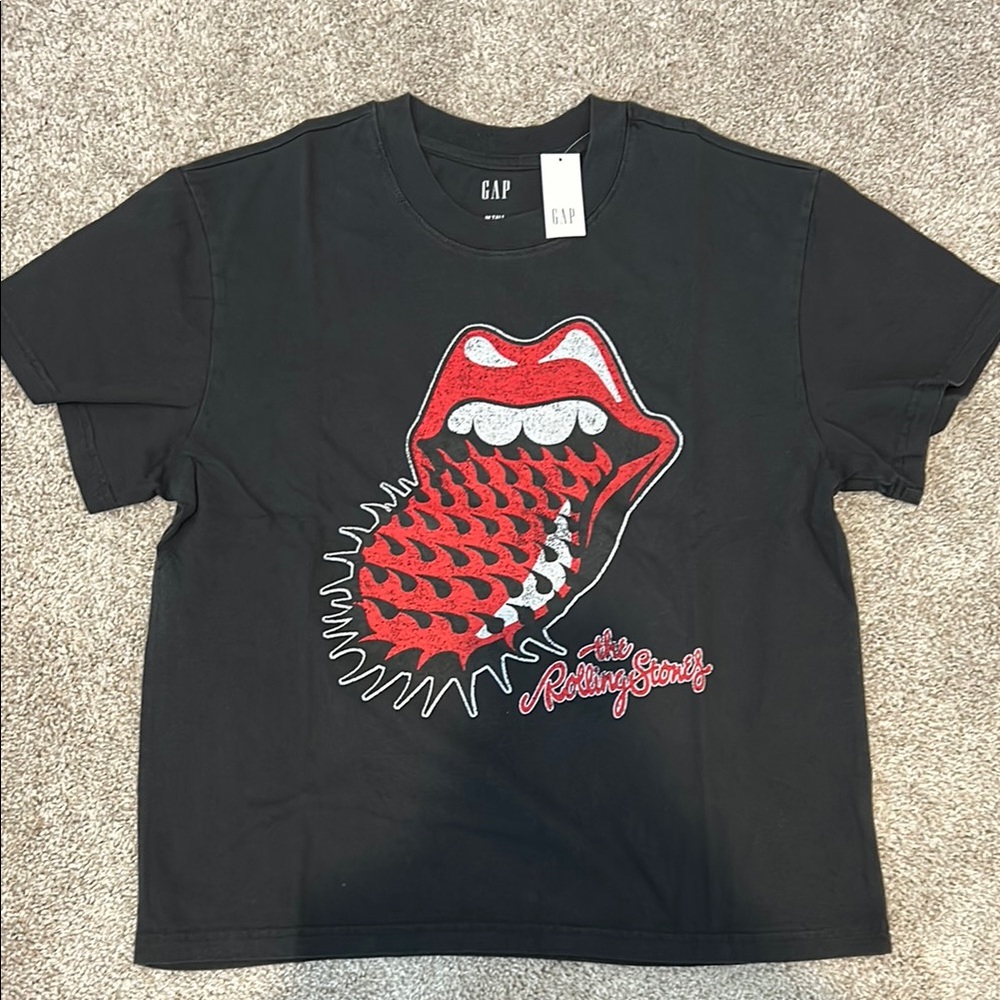 GAP cropped Graphic Tee - M Tall